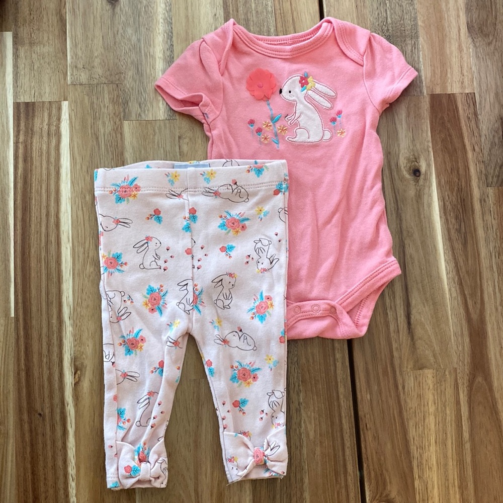 0-3 month baby girl outfit